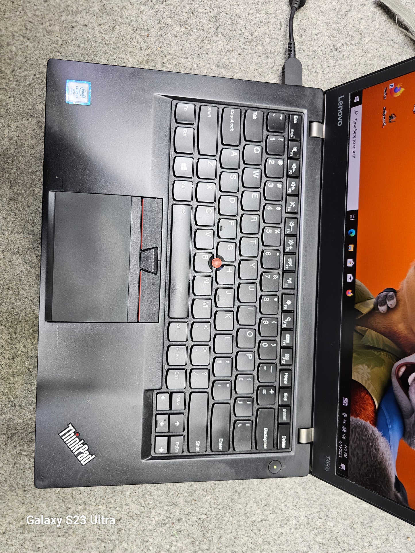 Lenovo ThinkPad T460s | Core i7 6th Gen | 8GB RAM | 256GB NVMe SSD | Ultra Slim Business Laptop"
