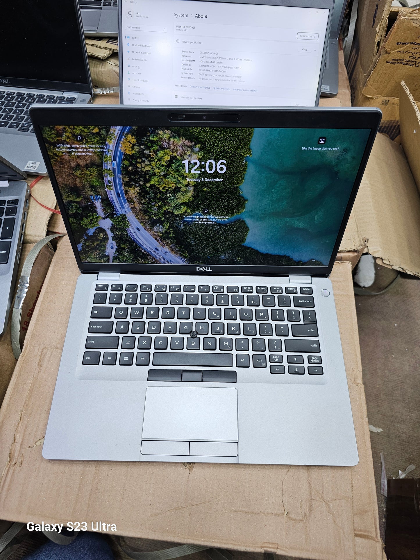 Dell Latitude 5410 – Core i5 10th Gen | 8GB RAM | 256GB M.2 SSD | 14.1" UHD Display | USA Imported A Grade