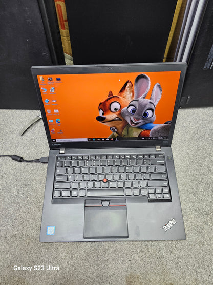 Lenovo ThinkPad T460s | Core i7 6th Gen | 8GB RAM | 256GB NVMe SSD | Ultra Slim Business Laptop"