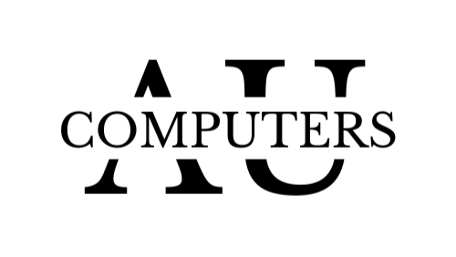 Black text 'COMPUTERS' on a white background